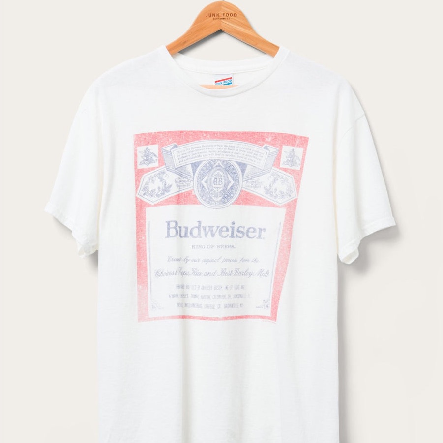 Junk Food Budweiser Classic Flea Market Tee